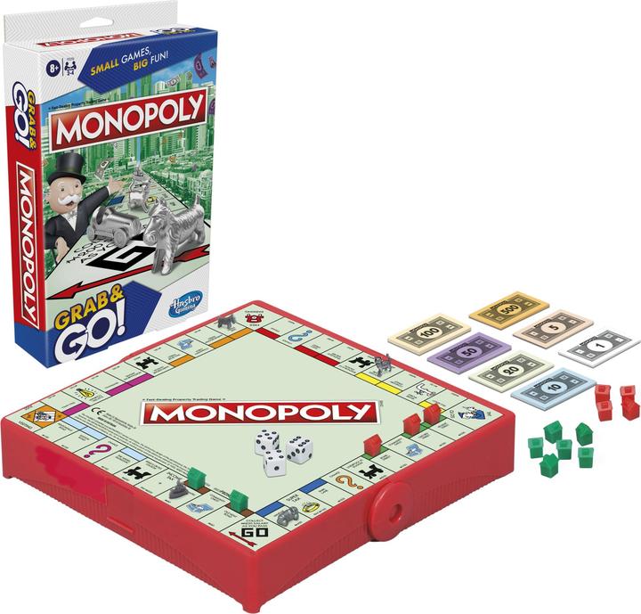 Produktbild Monopoly Board Travel Game Grab/Go (Deutsch)