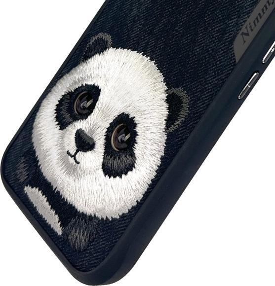 Actual product image Mocco Nimmy case iPhone 16 6.1" black Big Eyed Pet 2.0 Panda (Apple iPhone 16)