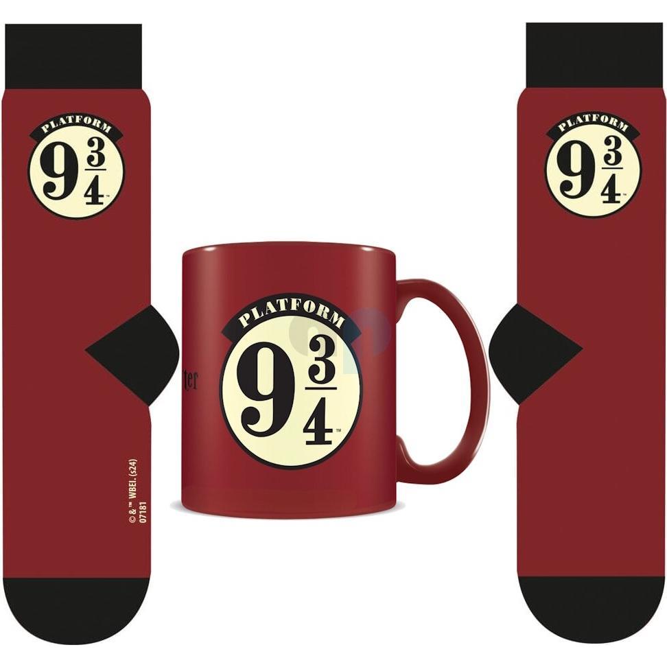Pyramid, Tasse, Harry Potter Set Tasse und Socken 9 3/4 (312 ml, 1 x)