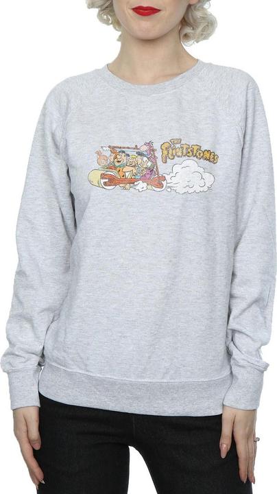 Produktbild The Flintstones Family Car Distressed Sweatshirt (XL)