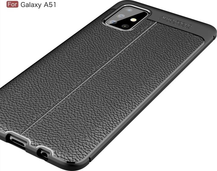 Produktbild Screenguard Samsung Galaxy A51 4G Hülle Leather Design TPU Cover (Samsung Galaxy A51)