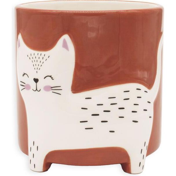 Thumbnail - Winkee, Blumentopf, Tierischer Blumentopf Katze (14 cm)