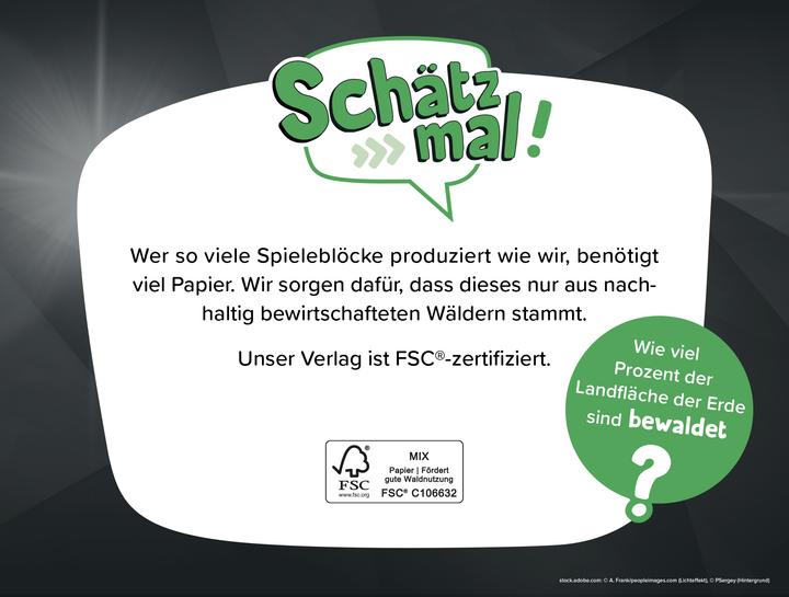 Produktbild Schätz mal! Schul Edition (Deutsch, 2 - 8 Spieler)