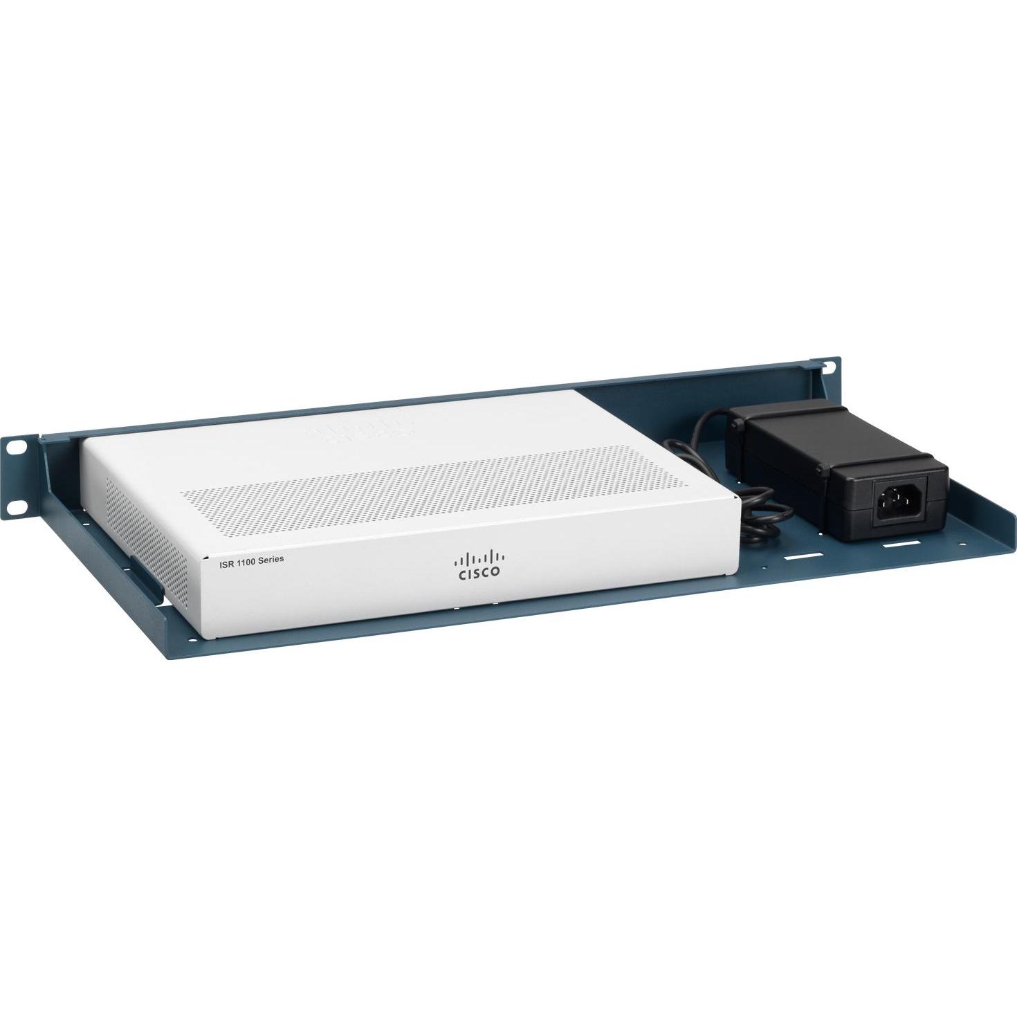 Rackmount.IT Rack Mount kit for Cisco ISR, Serverschrank Zubehör, Blau