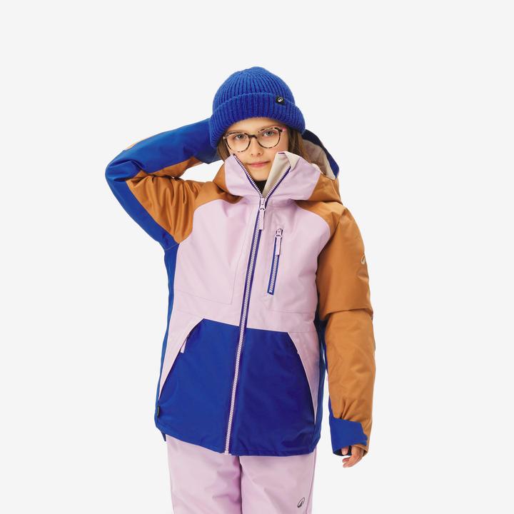 Actual product image Wedze Snowboardjacke Kinder 6 - 10 Jahre Ziprotec - SNB 500 dreifarbig (128)