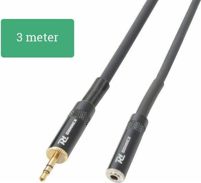 Image du produit PD Connex CX90-3 jack 3,5mm, mâle - jack 3,5mm, femelle 3 m (3 m, Câble AUX)