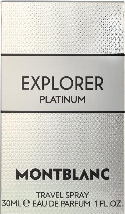 Actual product image Montblanc Explorer Platinium EDP 30 ml (Eau de parfum, 30 ml)