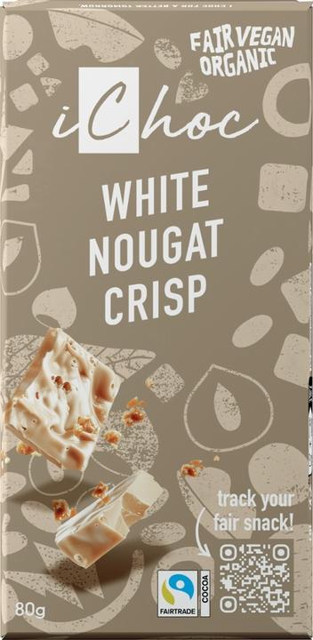 Image du produit Ichoc White Nougat Crisp Bio (80 g)