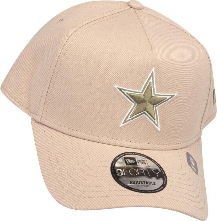 Actual product image New Era 9Forty A-Frame Cap - Dallas Cowboys camel beige (One size)