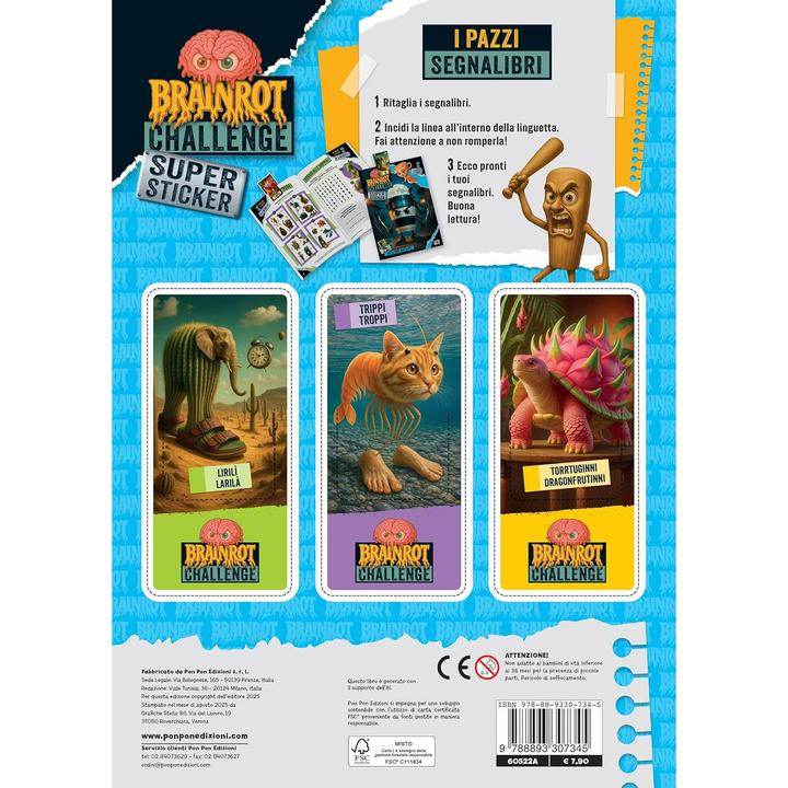 Produktbild Italian Brainrot - Brainrot Challenge! Sticker book
