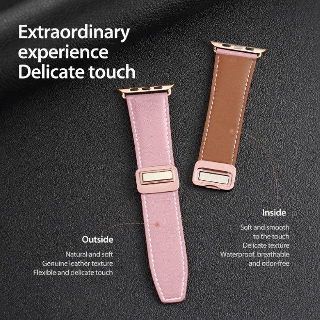 Immagine prodotto Dux Ducis Cinturino YA (42 mm, 44 mm, 45 mm, 49 mm, Pelle di vitello, Apple Watch Series 1, Apple Watch Series 2, Apple Watch Series 3, Apple Watch Serie 4, Apple Watch Serie 5, Apple Watch Serie 6, Apple Watch Series 7, Apple Watch Series 8, Apple Watch Series 9, Apple Watch SE, Apple Watch Ultra, Apple Watch Ultra 2)