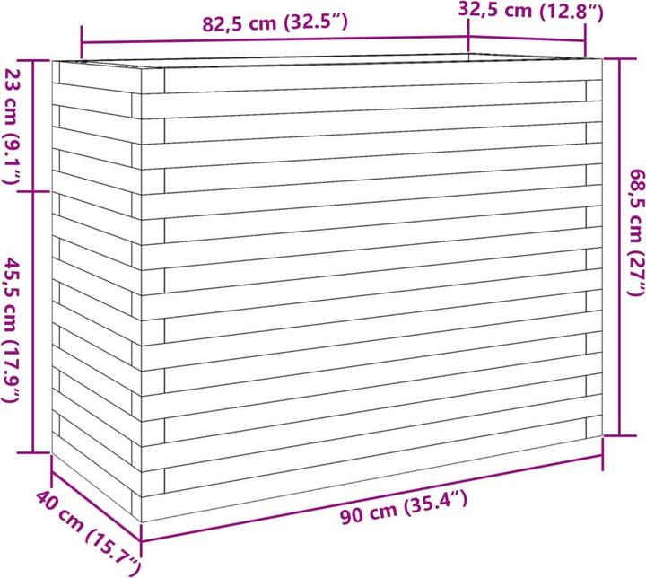 Produktbild vidaXL Pflanzkübel