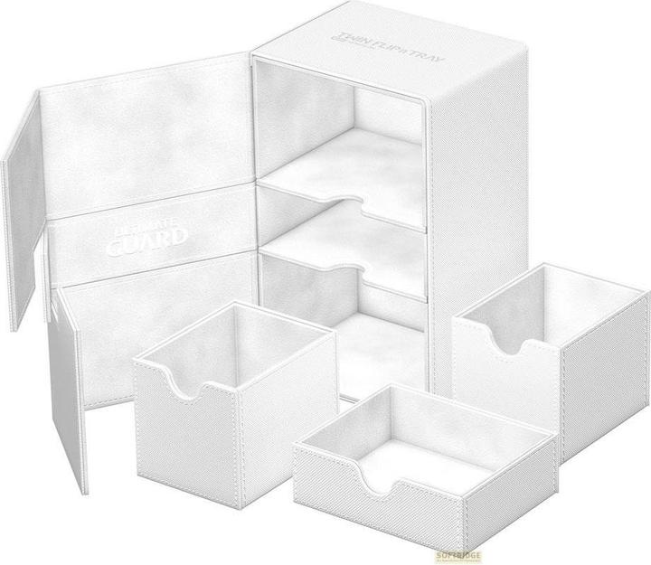 Produktbild Ultimate Guard Twin Flip'n'Tray 160+ XenoSkin Monocolor Blanc