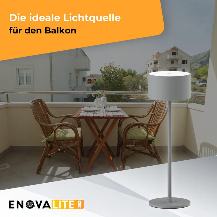 Produktbild Enovalite LED-Akku-Tischleuchte, ELED700401, EEK: D dimmbar, CCT, grau (150 lm)