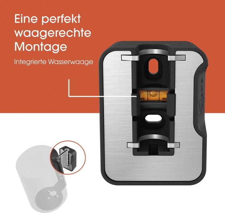 Produktbild Vogels SWM 4111 Sonos speaker muurbeugel voor Era 100 (zwart) (1 Stk., Wandmontage, Neigbar, Drehbar)