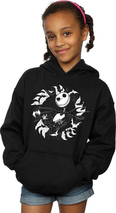 Produktbild Disney Nightmare Before Christmas Jack Bat Circle Kapuzenpullover Mädchen (116)