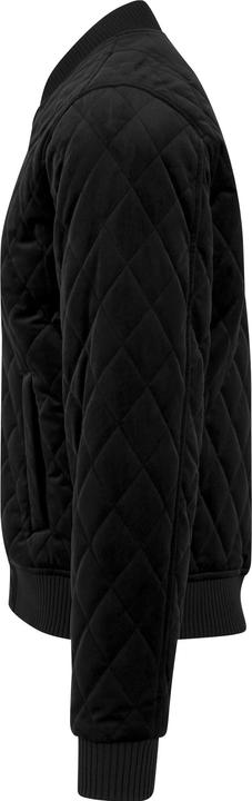 Actual product image Urban Classics Diamond Quilt Velvet Jacket (S)