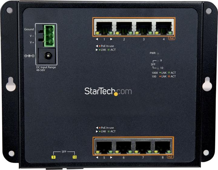 Produktbild StarTech Ethernet Switch 8-Port Poe+ (8 Ports)
