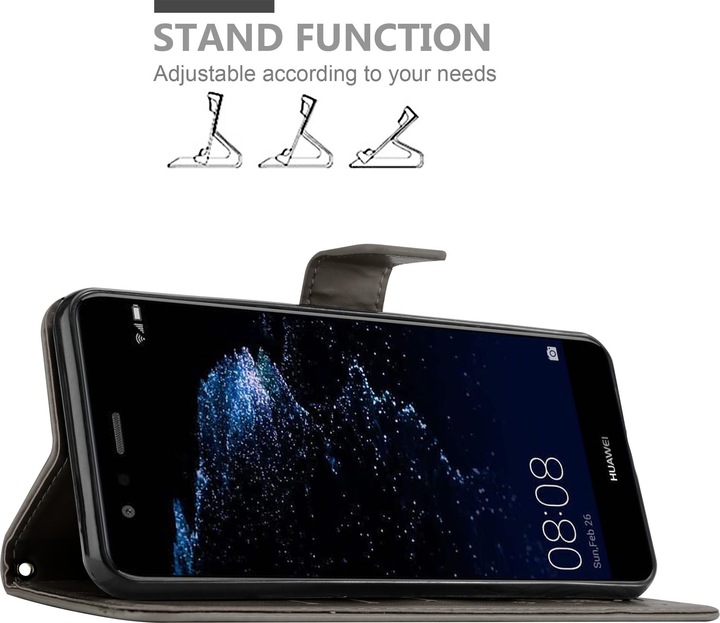 Actual product image Cadorabo Flower Book Cover (Huawei P10 Lite)