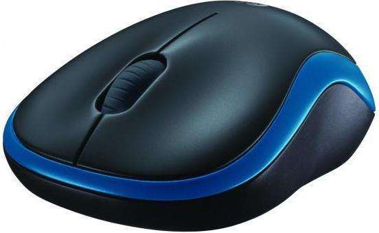 Actual product image Logitech M185 Wireless Optical mouse blue (RF 2.4Ghz, 1000 DPI, 3-Button, AA, 10m) (Wireless)