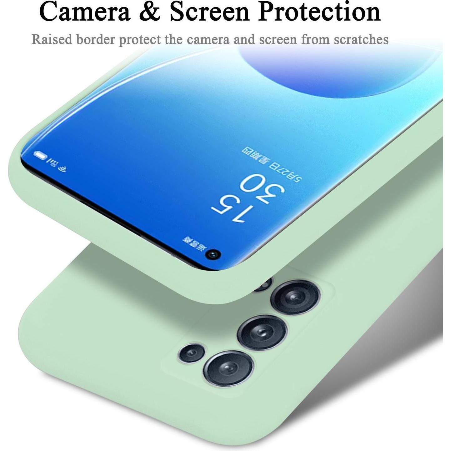 Thumbnail - Cadorabo TPU Hülle für Oppo Reno6 PRO 5G Liquid (Oppo Reno 6 Pro 5G), Smartphone Hülle, Grün