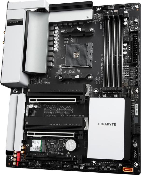 Produktbild Gigabyte MB B550 VISION D-P B550,AM4AMD (AM4, AMD B550, ATX)