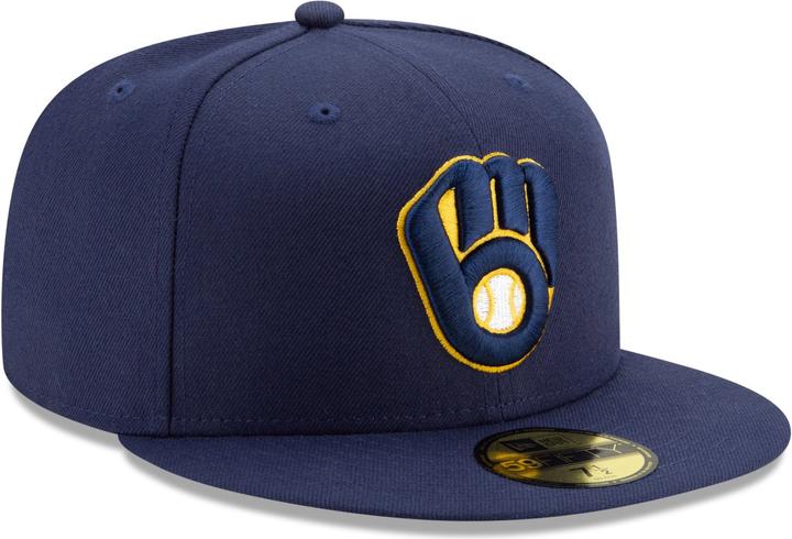 Produktbild New Era 59Fifty Cap - AUTHENTIC Milwaukee Brewers - 7 3/8 (7 3/8)