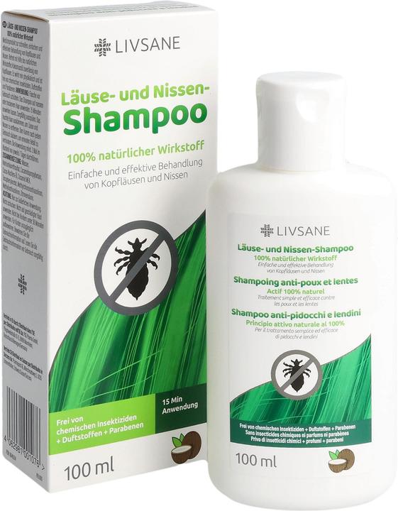 Produktbild Livsane Läuse- und Nissen-Shampoo (100 ml, Läuse Shampoo)