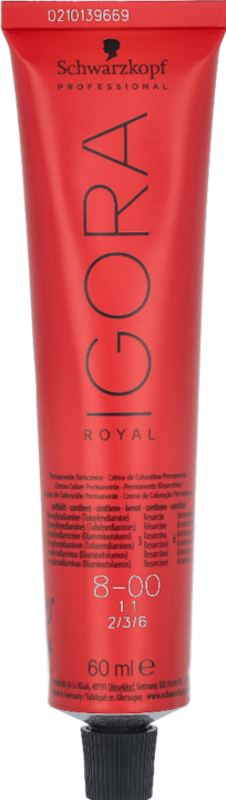Image du produit Schwarzkopf Professional Igora Royal (8-00 Blond clair Nature Extra Nature Extra)