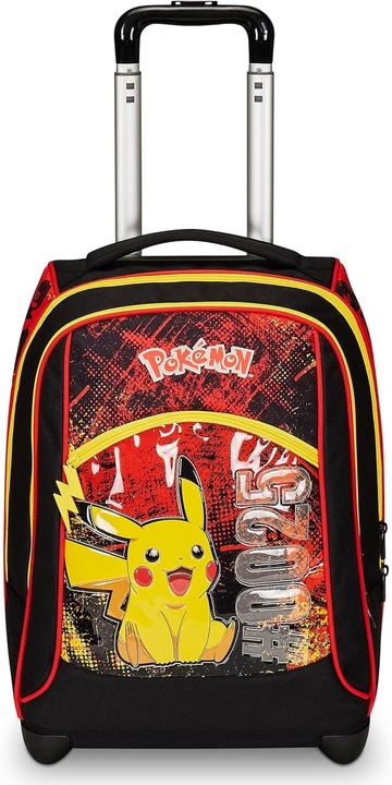 Actual product image Seven Pokémon Pikachu Avengers Groot School Backpack with Trolley System (37 l)