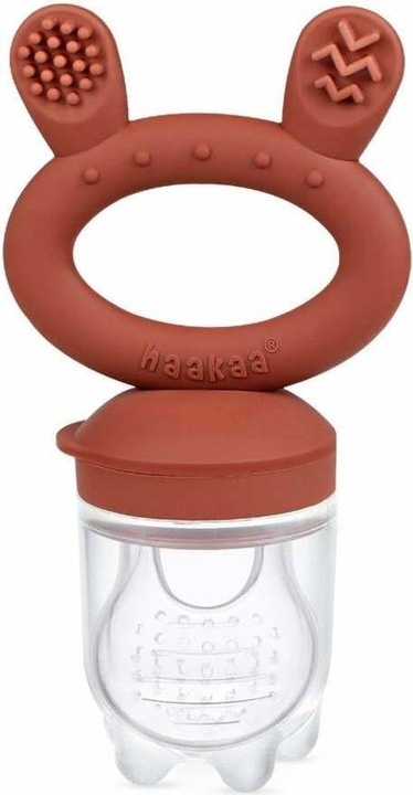 Haakaa Food Container Fruit Teat Copper Red
