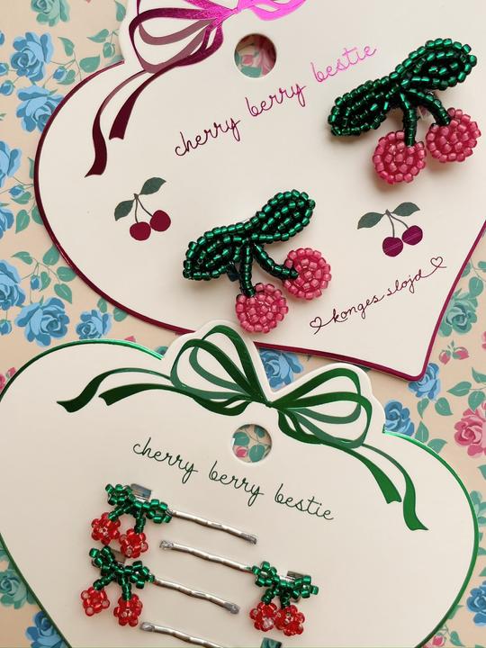 Immagine prodotto Konges Slojd 2Pack Pearly Cherry Haarspangen