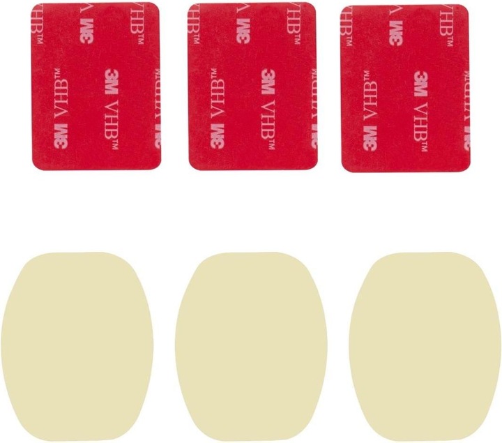Produktbild mantona 3M Klebepad Set 6 Stück für GoPro (Hero 3, Hero 4, Diverse, hero 5)