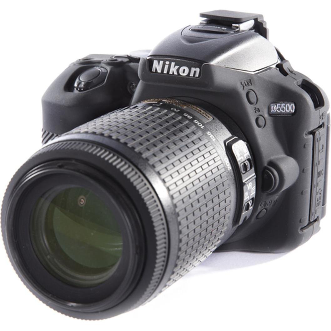 Thumbnail - easyCover Silikon-Schutzhülle für Nikon D5500 / D5600 (Hülle, D5500, D5600), Kameraschutz, Schwarz