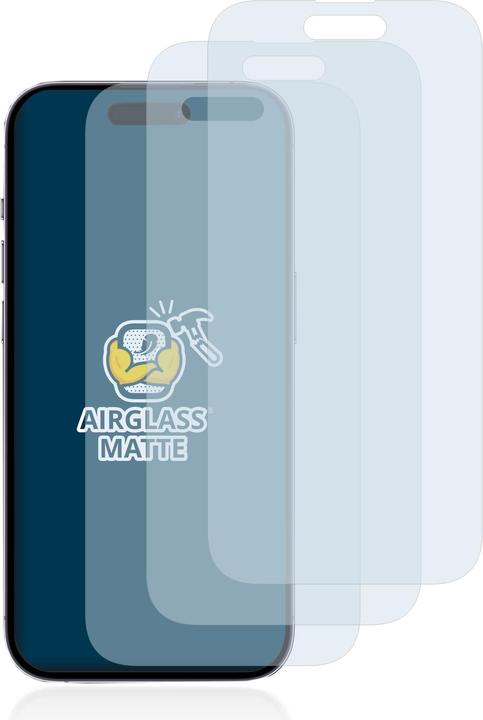 Produktbild BROTECT AirGlass Panzerglasfolie Matt (3 Stück, Apple iPhone 14 Pro)