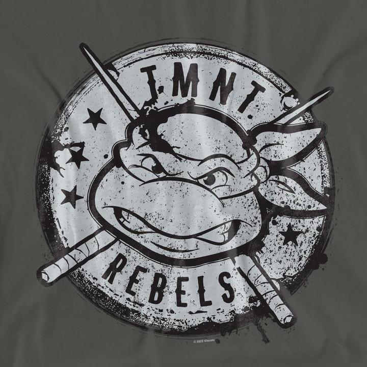 Image du produit Teenage Mutant NT - T-shirt motif/style logo usé REBELS - Femme (M)