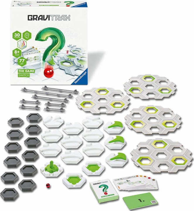 Immagine prodotto Ravensburger 25572 GraviTrax The Game Switch - Gioco di logica per gli amanti della corsa delle biglie