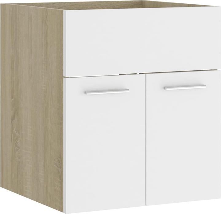 Produktbild vidaXL Waschbeckenunterschrank und Waschbecken