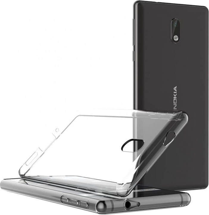 Immagine prodotto Screenguard Nokia 3 Custodia flessibile in TPU trasparente (Nokia 3)