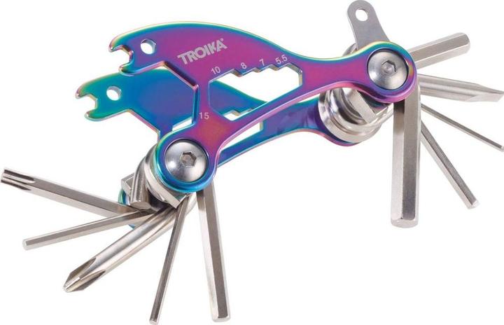 Actual product image Troika Keychain Multitool Iridescent