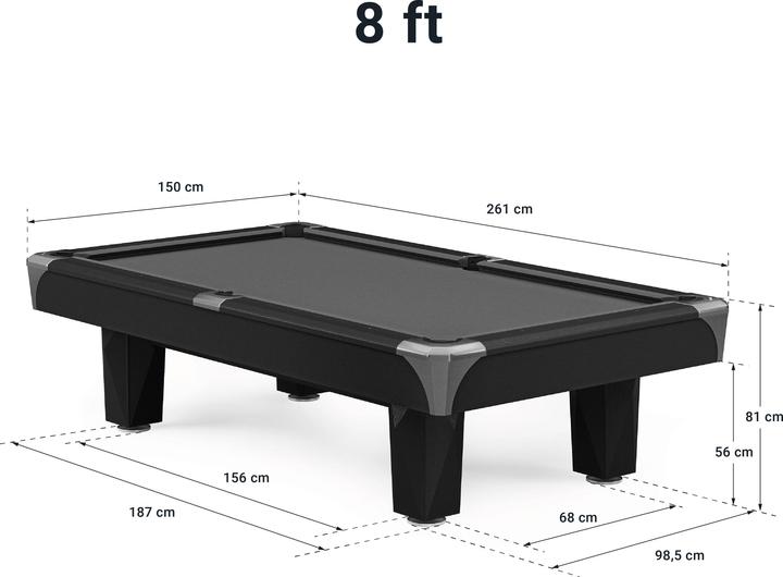 Produktbild Stradivari Billardtisch Master Edition mit Aramith – Kugeln