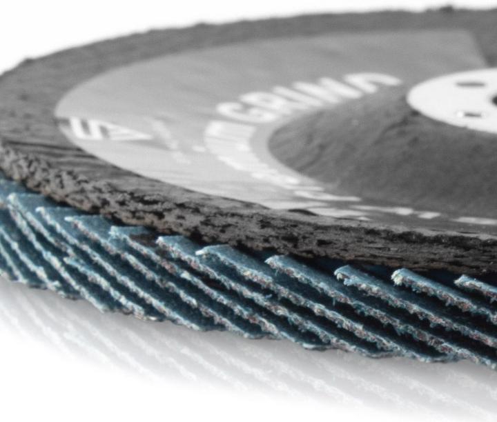 Produktbild Stahlwerk Schleifscheibe Fächerscheibe Lamellenscheibe P80 Ø125 mm 10er Set (P80)