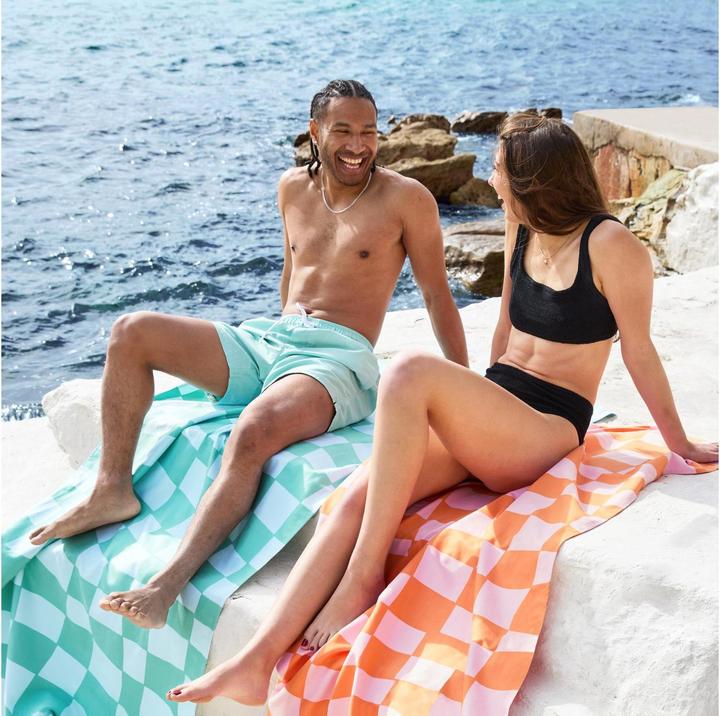 Produktbild Dock & Bay Strandtuch Groovy Check (90 x 200 cm)