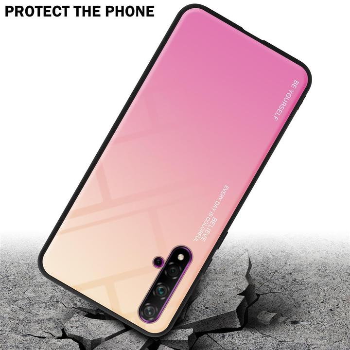 Actual product image Cadorabo TPU 2 colors glass cover (TCL 20S, Huawei Nova 5T, K20)