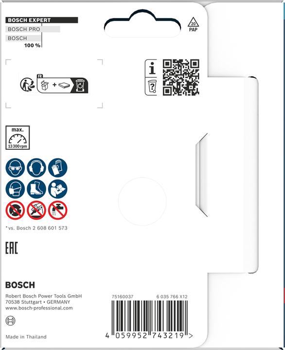 Produktbild Bosch Hausgeräte EXPERT Concrete Topfscheibe long life, 115×22,23×5 mm