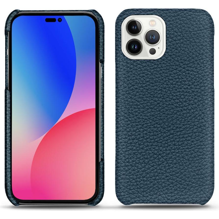Noreve Lederschutzhülle (Apple iPhone 14 Pro Max), Smartphone Hülle, Blau