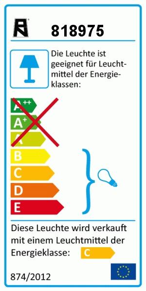 Energie-Label Paul Neuhaus Bubba (G9)