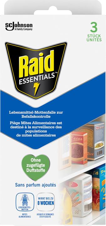Raid Essentials Piège à mites alimentaires pour le contrôle des infestations