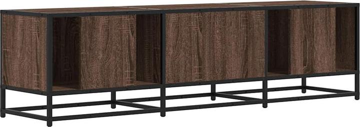 Actual product image vidaXL TV cabinet Lowboard TV cabinet TV table Brown oak look (150 x 35 x 41 cm)