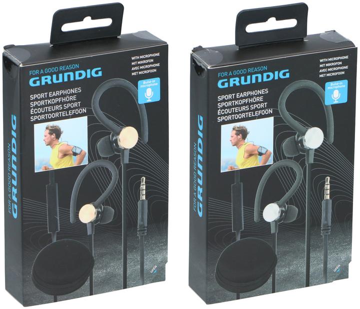 Produktbild Grundig Earphone with mic (Keine Geräuschunterdrückung, Kabelgebunden)